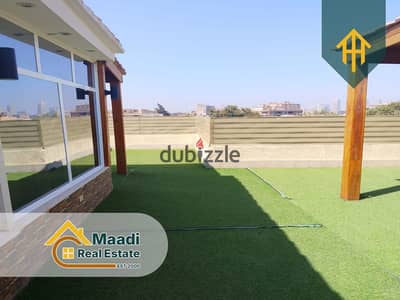  Furnished Studio for Rent in the Heart of Sarayat El Maadi    Located in one of the most prestigious streets in Sarayat El Maadi, offering a