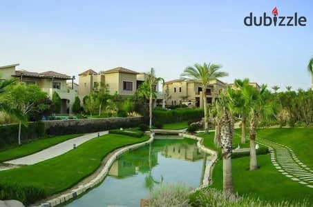توين هاوس 4 غرف نوم بموقع مميز للبيع في سوان ليك ريزيدنس التجمع Swan Lake Residence New Cairo