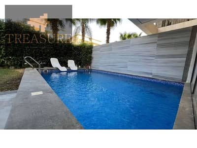furnished Apartment with garden +Pool in Lake View