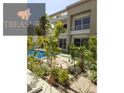 semi furnished Standalone with pool for rent in CFC - new cairo
