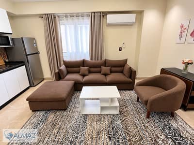 Furnished 90 sqm studio for rent in South Lotus, Fifth Settlement, directly near South 90th Street