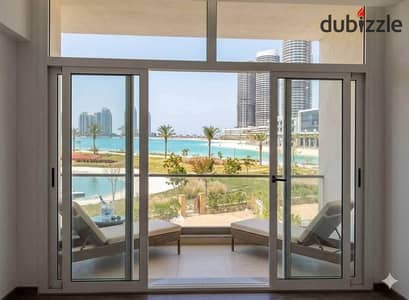 For sale is a fully finished chalet at a bargain price in the North Coast | شمال الساحل  in front of the العلمين Towers immediate delivery in Mazarine directly on the sea