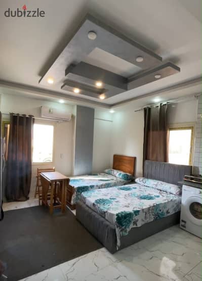 VIP Double Furnished Studio for Rent in 6th October City, First District