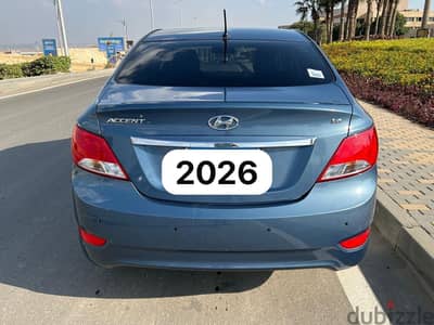 سيارة للايجار هيونداي اكسنت2026  Hyundai accent for rent