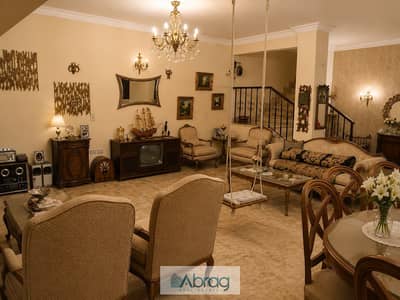 Luxurious duplex for sale in Hadayek Al-Mohandessin Compound, Sheikh Zayed City. The unit features high-quality full finishing and is ready for immedi