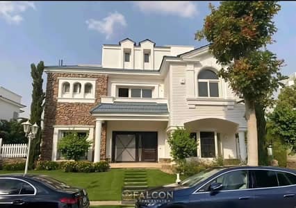 Corner I villa, 20% off, spacious garden, open view, full privacy, for sale in Mountain View Hyde Park, New Cairo Golden square,near Mivida,palm hills