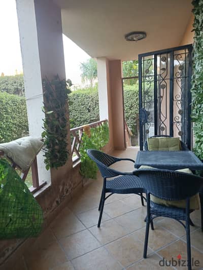 Apartment for rent with kitchen and air conditioning in Al Rehab City, Phase 5 198 sq m with a 45 sq m garden Super Lux finishing 3 bedrooms 3 bathroo