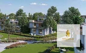 Twin house corner prime location in Al Bosco, New Administrative Capital, immediate delivery