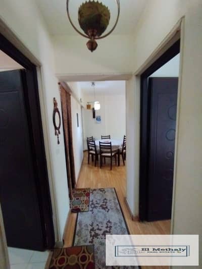 Furnished apartment for rent in Al Rehab, New Cairo, next to Avenue Mall.