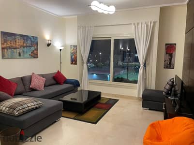 Modern Fully Furnished Studio for Rent in The Village | View of Zohour Club & Gardens