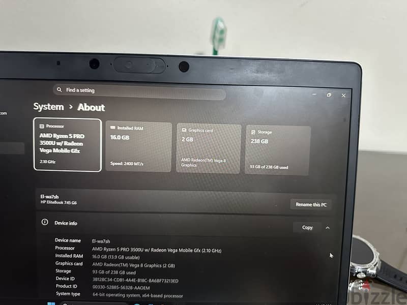 لاب توب hp 2