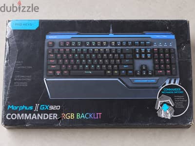 كيبورد جيمنج ميكانيكال AIKUN Morphus GX920 Commander R بإضاءة ومسند يد