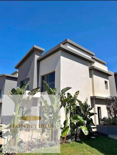 Villa with a stunning view for sale in Fifth Settlement at the lowest price on the market.