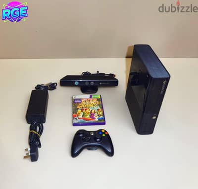 جهاز Xbox 360 Slim مساحة 250 جيجا معدل و عليه العاب (اقرا الوصف(