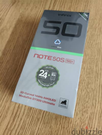 ‏للبيع موبايل إنفنيكس نوت Note 50S  أزرق متبرشم