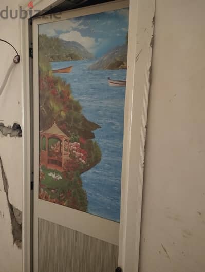 باب حمام برسومات جيده الحاله جيده