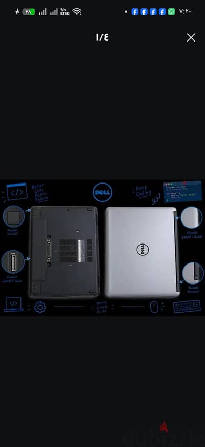 لابتوب ديل. هارد HDD. التفاصيل في الوصف