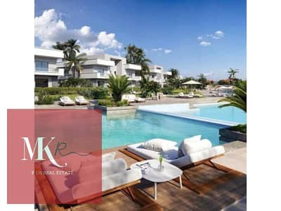 For sale townhouse villa Fully finished, steps from the sea, in Gaia Ras El Hekma, North Coast, prime location next to John Sodic.