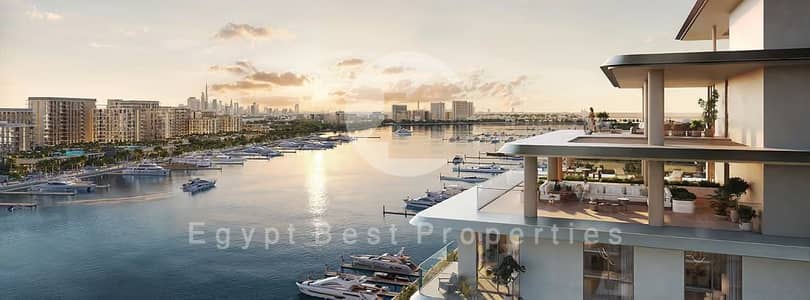 LOWEST PRICE 4BD Direct Marina View 8Y Installments for Sale in Marina Waterfront Residences in Ras El Hekma by Modon North Coast