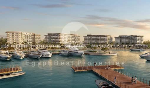 LOWEST PRICE 3BD Direct Marina View 8Y Installments for Sale in Marina Waterfront Residences in Ras El Hekma by Modon North Coast