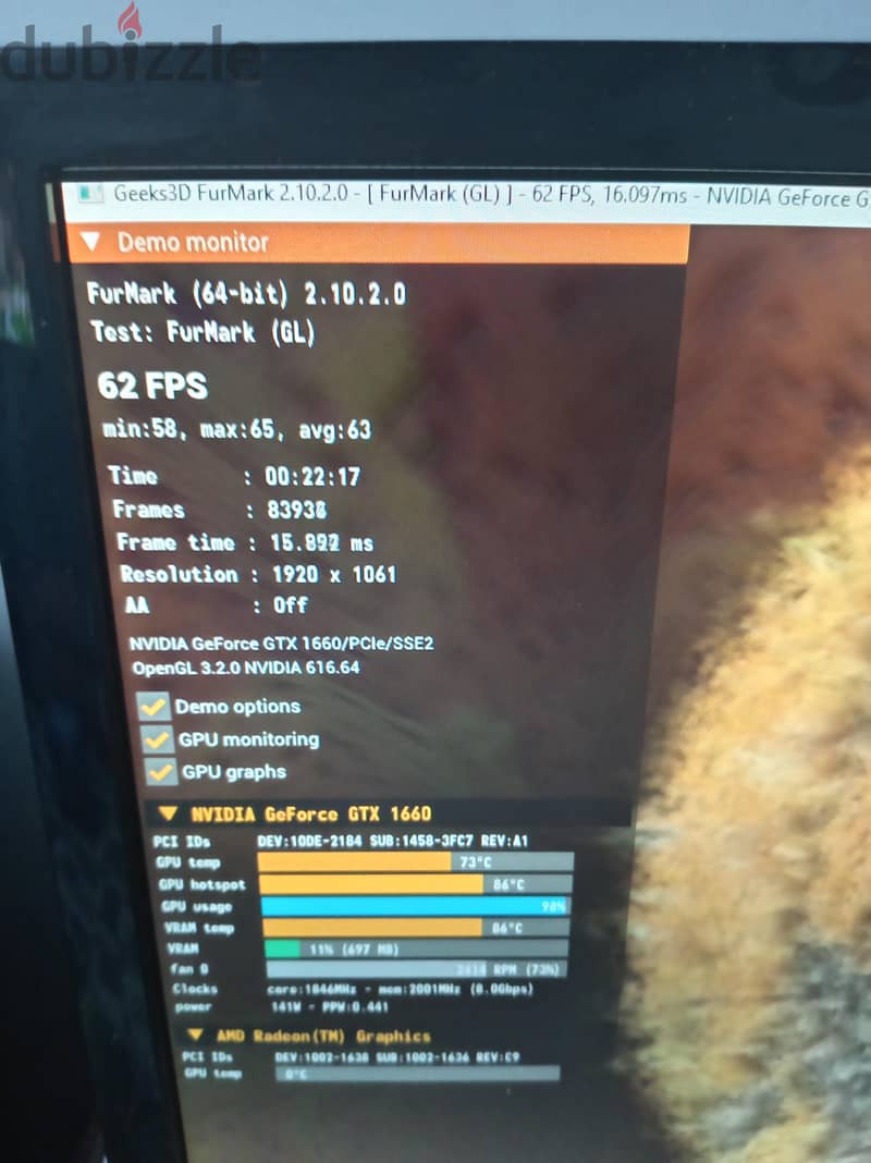 GTX 1660 gaming oc 5