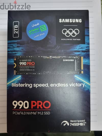 SAMSUNG 990 PRO SSD 2TB PCIe 4.0 M. 2 SSD