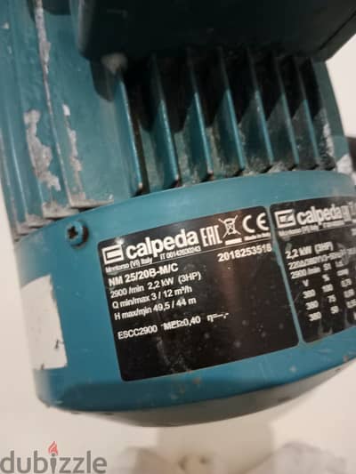 ماتور calpeda ٣فاز ٣ حصان