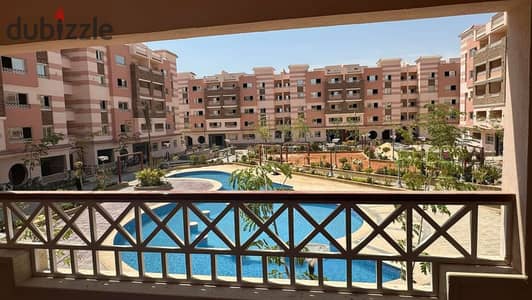 A distinctive 182-meter apartment on the third floor with a stunning view of Sphinx in Al Rabwa Compound, New Assiut.