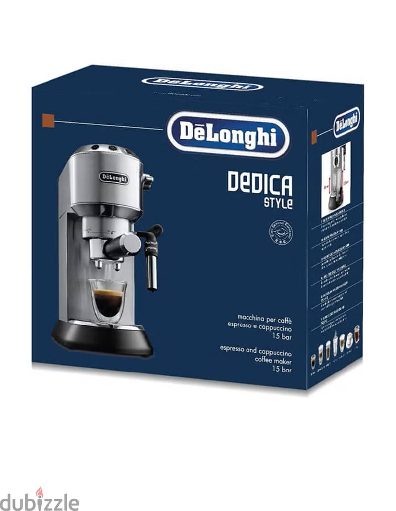 Delonghi Dedica EC 685 / Silver Espresso coffee maker 1