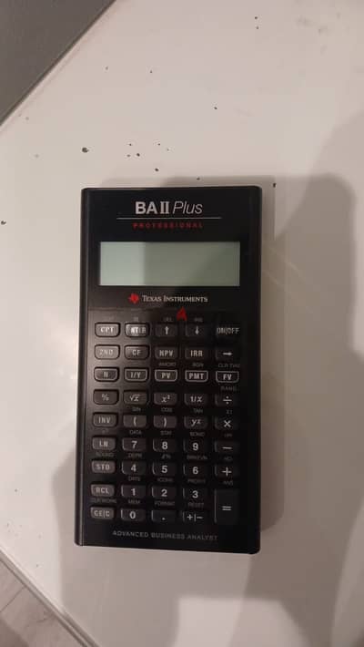 Brand : texas instruments  TI BA II plus pro financial calculator