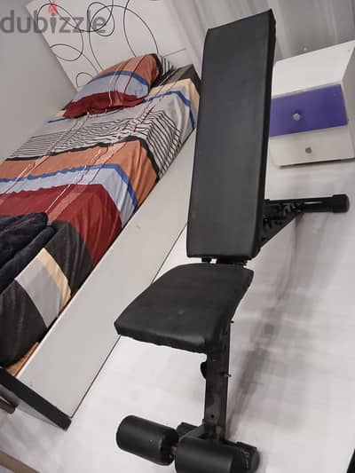 black adjustable bench high quality and material