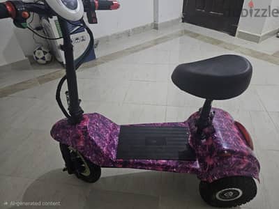 سكوتر كهربائي ٣ عجلات استخدام شهر