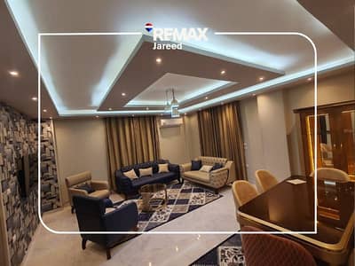 Furnished Apartment for Rent in Sheikh Zayed – 8th District | Ground Floor with Private Entrance & Next to Seoudi open view