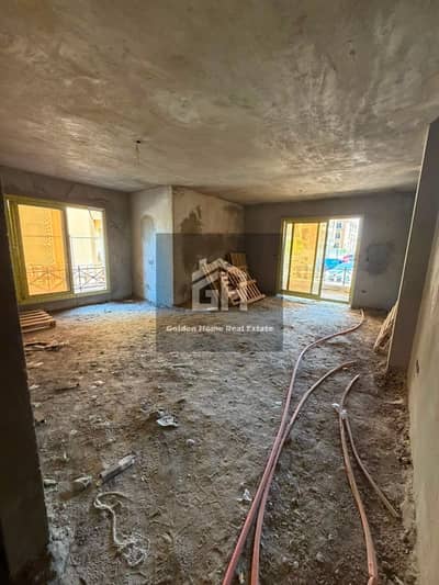 Apartment for sale in Phase 3, Ground floor with garden, 177 square meters, direct sea view, semi-finished, in Elkhmayel Compound, Sheikh Zayed