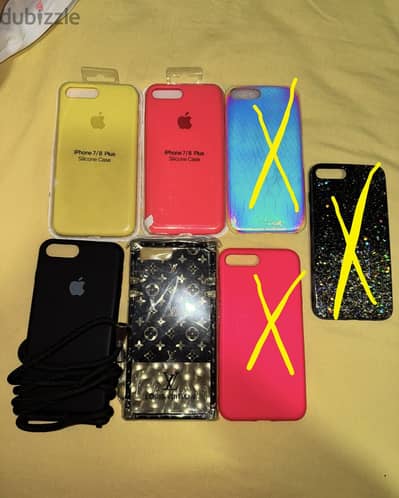 4 جرابات iPhone 7/8 Plus للبيع
