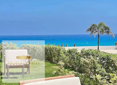 293 sqm immediate delivery villa, first row directly on the sea, fully finished and turnkey, fully furnished with ACs, in North Coast – Marina Alamein.