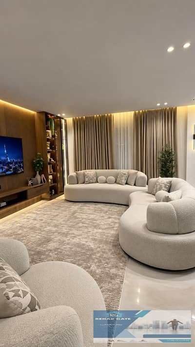 Super Lux apartment for rent furnished in Al Rehab first occupancy