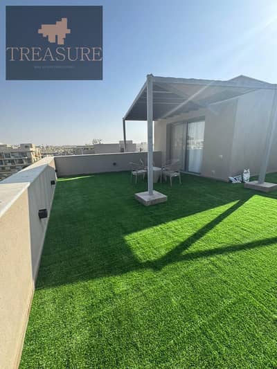 furnished Studio with Roof for rent in Villette - V Residence - new cairo