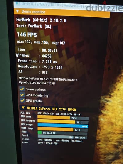 RTX 2070 Super 8G Gigabyte Gaming O. C 3x Fan