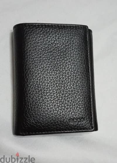 ECCO Leather Goods Wallet – محفظة رجالي جلد جديدة بالعلبة