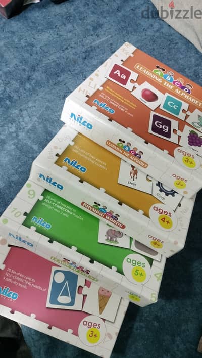 4 ألعاب تعليمية للأطفال من Nilco