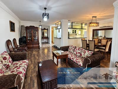 Furnished apartment for rent in Al Rehab at a bargain price