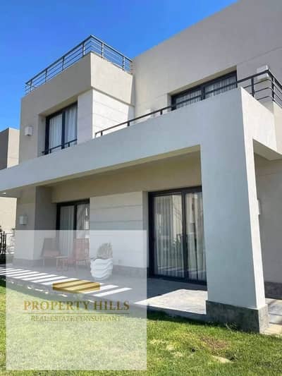 فيلا متشطبه بالكامل مقدم (1,300,000) ارقي واعلي كوميونتي فيلات فقط غير لاندسكيب في التجمع palm hills