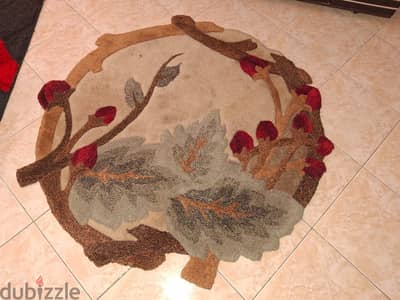 سجاده ومشايه صوف طبيعي ١٠٠ بالميه ارتفاع ٧سم اوريجينال