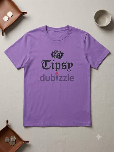 تيشيرت Tipsy (لون مووڤ/بنفسجي)