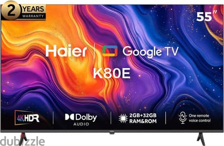شاشه هاير 55 بوصه 4k