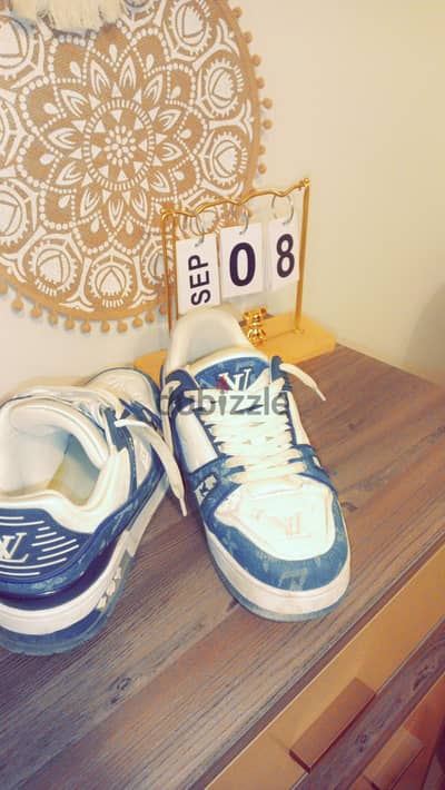 Louis Vuitton skaters blue edition جزمه