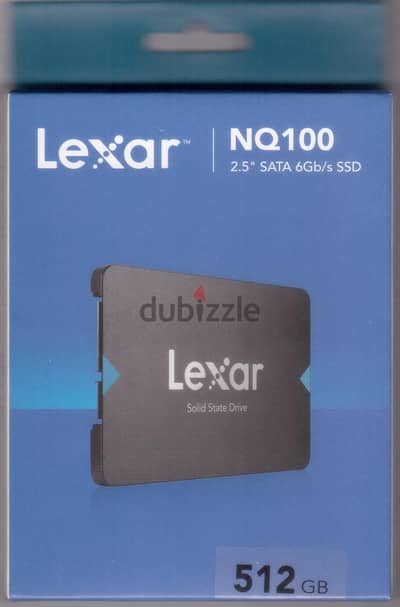 Hard Desk Lexar NQ100 512 GB SSD SATA (6Gb/s) – up to 550MB/s