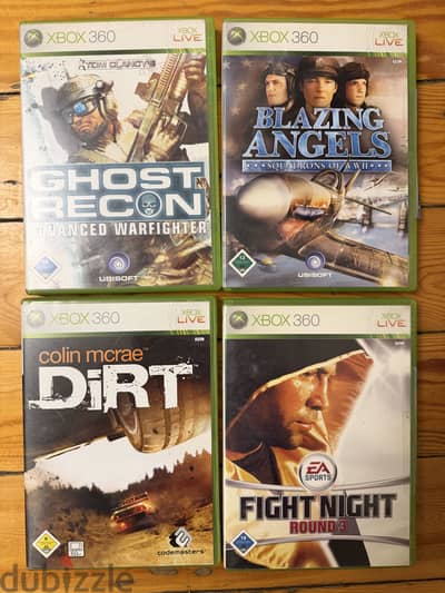 Original Used XBox 360 Games from Germany