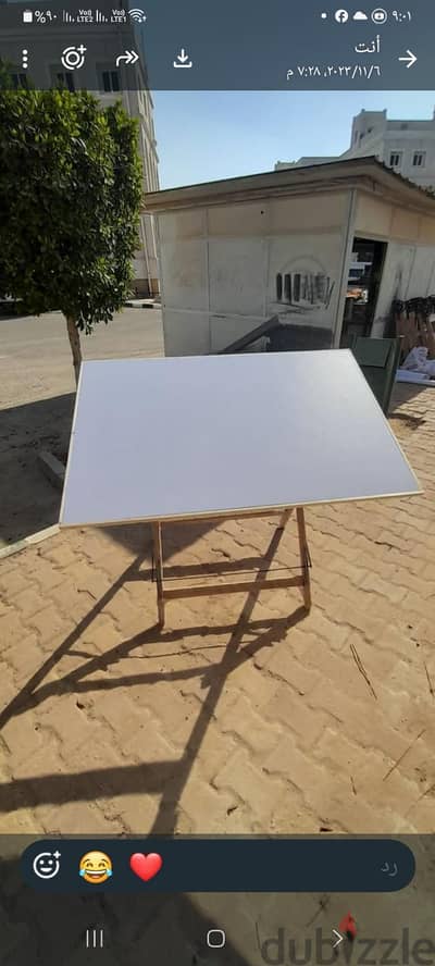 ترابيزة رسم هندسي خشب زان جديدة